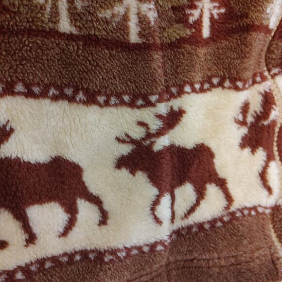 Cityscape Plush Vest Moose Size Medium Acrylic Moose Tree Nature HIking Camping - Picture 8 of 9